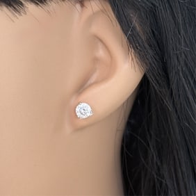 14K DIAMOND EARRINGS