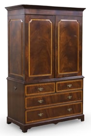 GEORGIAN STYLE MAHOGANY CABINET