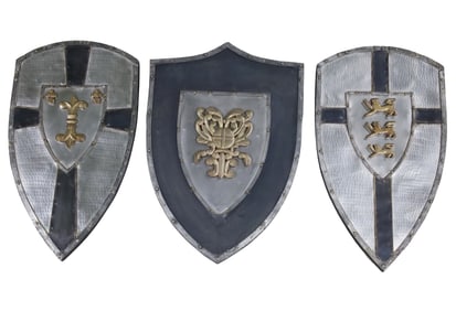 3 MEDIEVAL HERALDY SHIELD