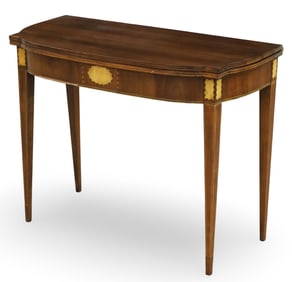 FEDERAL HEPPLEWHITE STYLE GAME TABLE