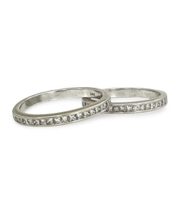 14K CHANNEL SET DIAMOND BANDS