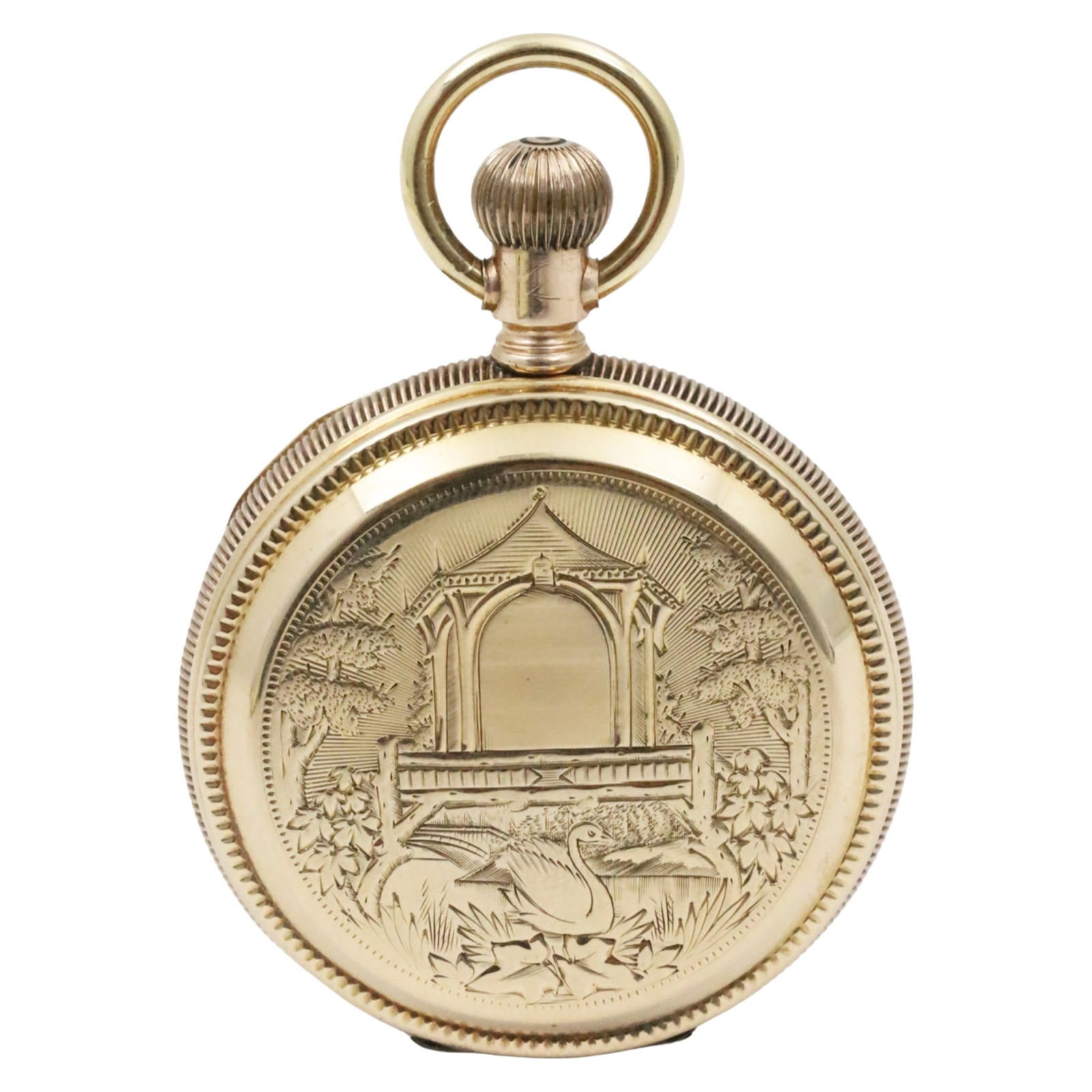 ILLINOIS 14K GOLD HUNTER CASE POCKET WATCH