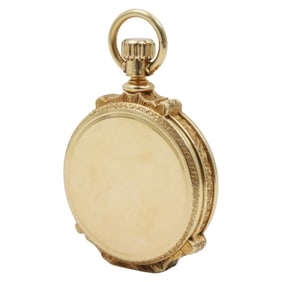 18K GOLD ELGIN HUNTER CASE POCKET WATCH