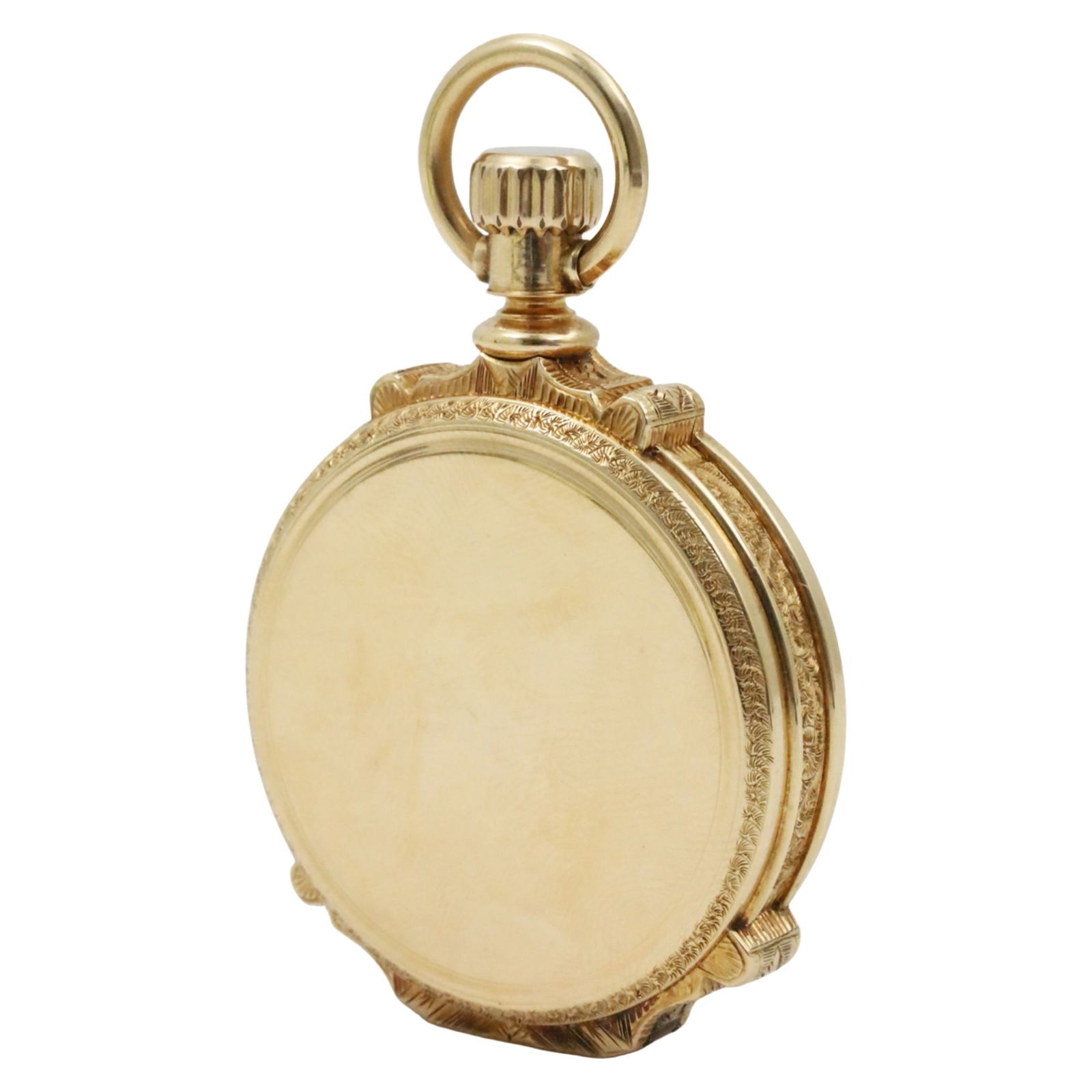 18K GOLD ELGIN HUNTER CASE POCKET WATCH (1 of 5)