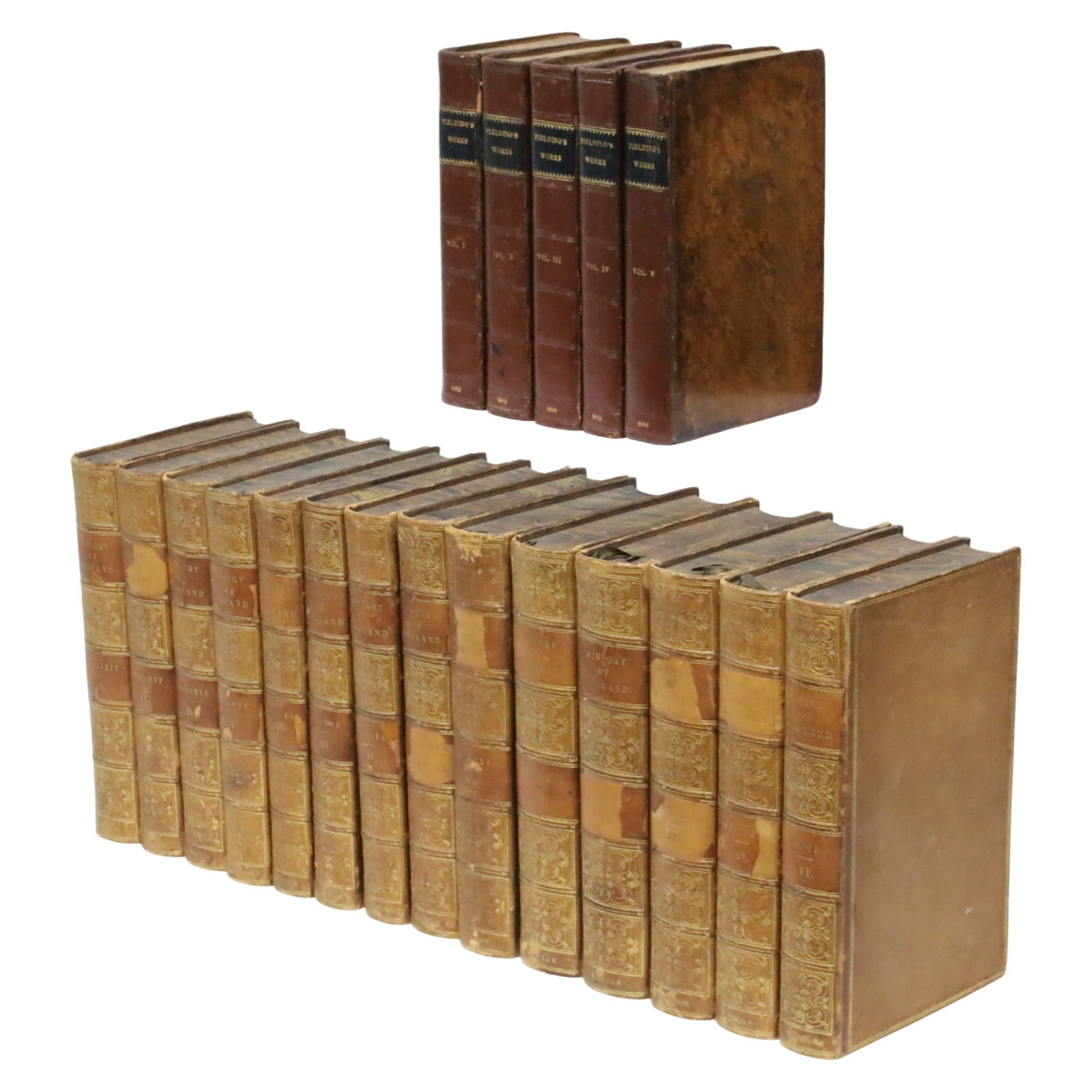 19PC ANTIQUE BOOKS, FIELDINGS, HISTORY OF ENGLAND (1 of 10)