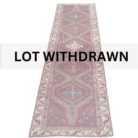 LOT WITHDRAWN-KARAJEH RUG 3 X 11'3