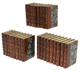 25PC SIR WALTER SCOTT'S WAVERLY NOVELS, 1871
