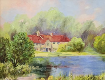 FOLLOWER OF CHILDE HASSAM, OIL ON BOARD