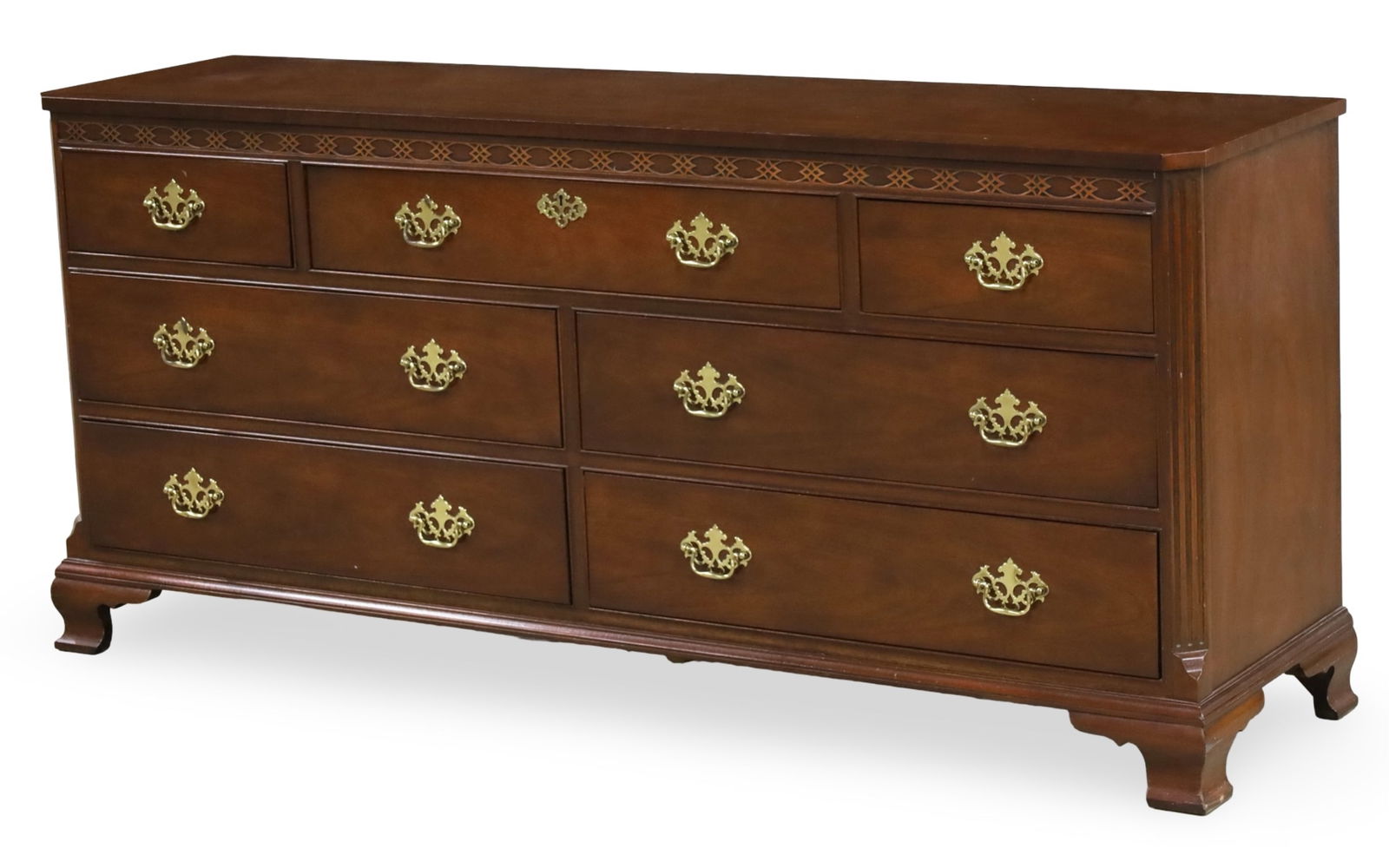 CHINESE CHIPPENDALE STYLE DRESSER, BAKER FURNITURE (1 of 5)