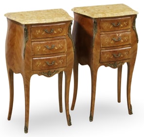 PR LOUIS XV M/T BEDSIDE COMMODES