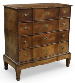 SWEDISH OAK CHEST OF DRAWERS