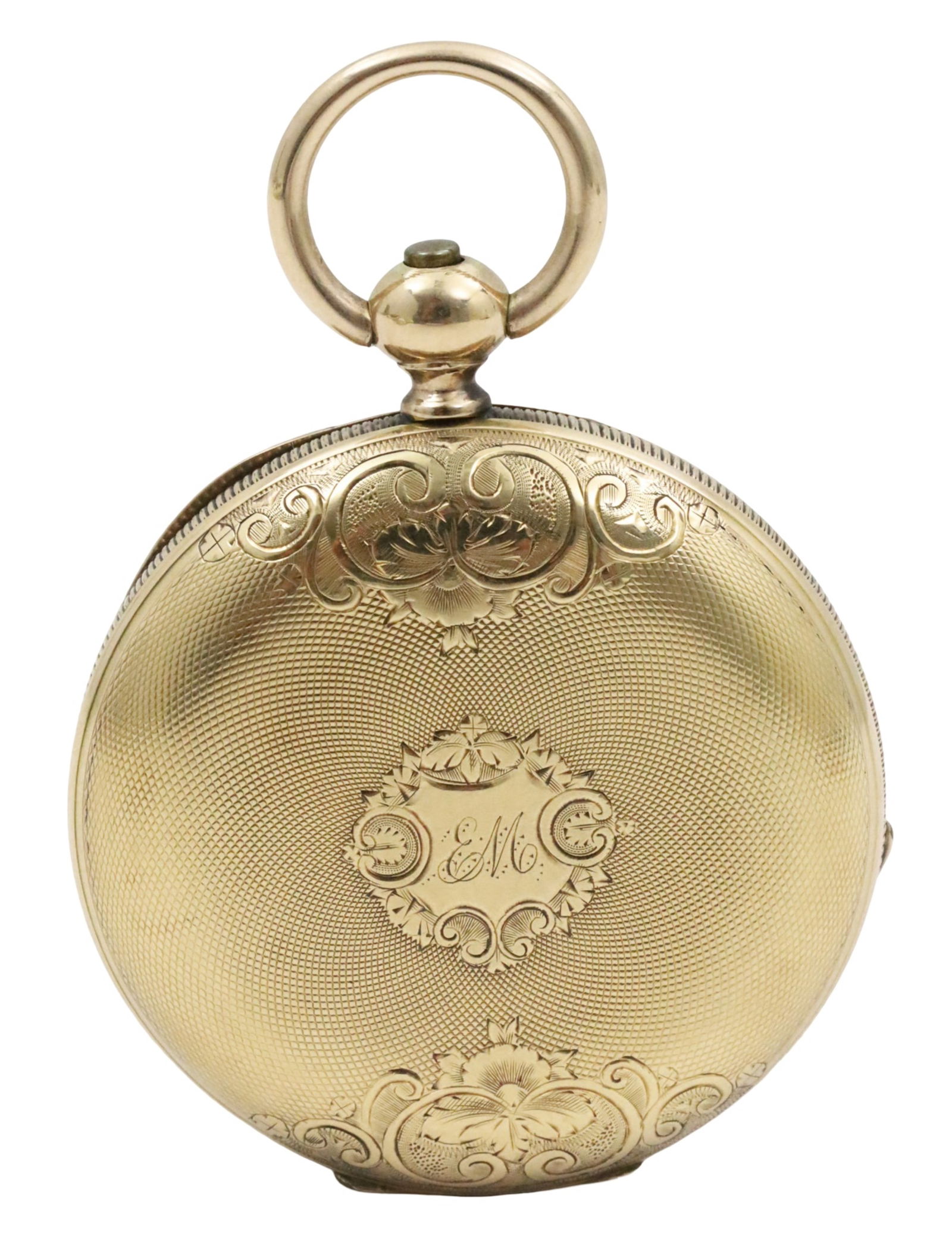 JAMES TISSOT SWISS 14K GOLD POCKET WATCH (1 of 6)