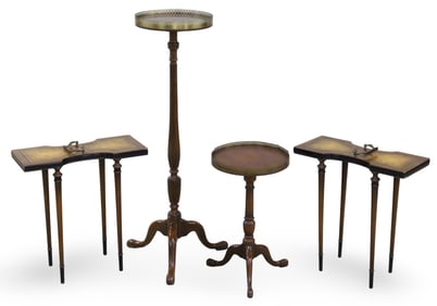 4PC LOT OF DECORATIVE FURNITURES INCL. BAKER