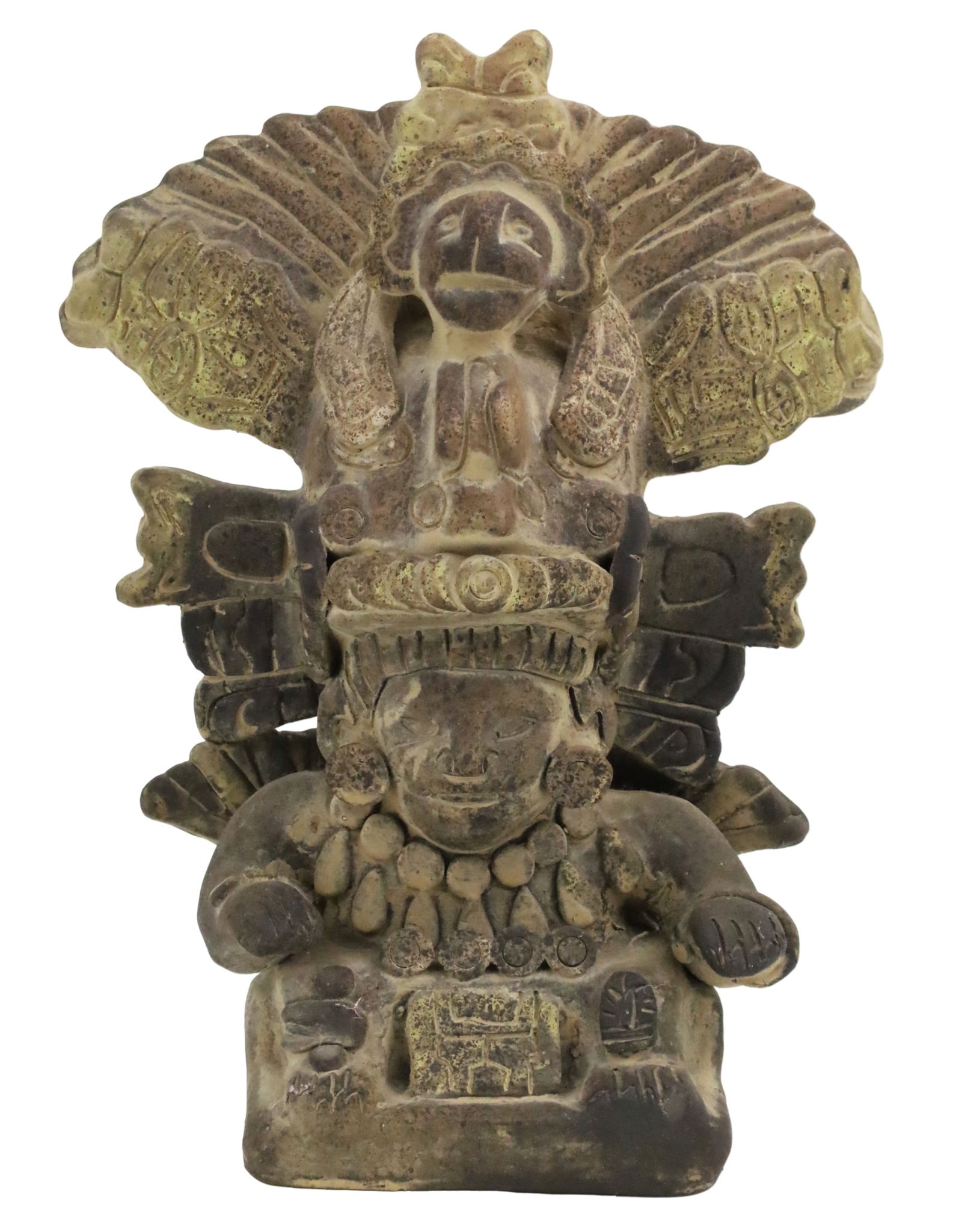 MEXICAN POTTERY SCULPTURE OF COCIJO (1 of 4)