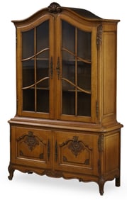 COUNTRY FRENCH STYLE OAK BOOKCASE