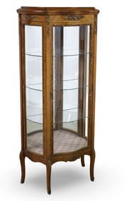 LOUIS XV STYLE BRONZE MOUNTED VITRINE