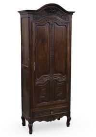 FRENCH LOUIS XV STYLE WALNUT BONNETIERE