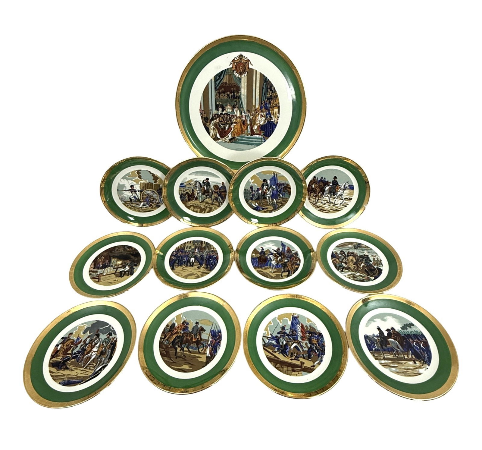 GEIN FRANCE "NAPOLEONIC BATTLES" PORC. PLATES (1 of 7)