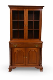 WILDWOOD WILLET SOLID CHERRY CHINA CABINET