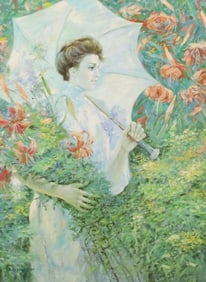 THE WHITE PARASOL, AFTER ROBERT REID