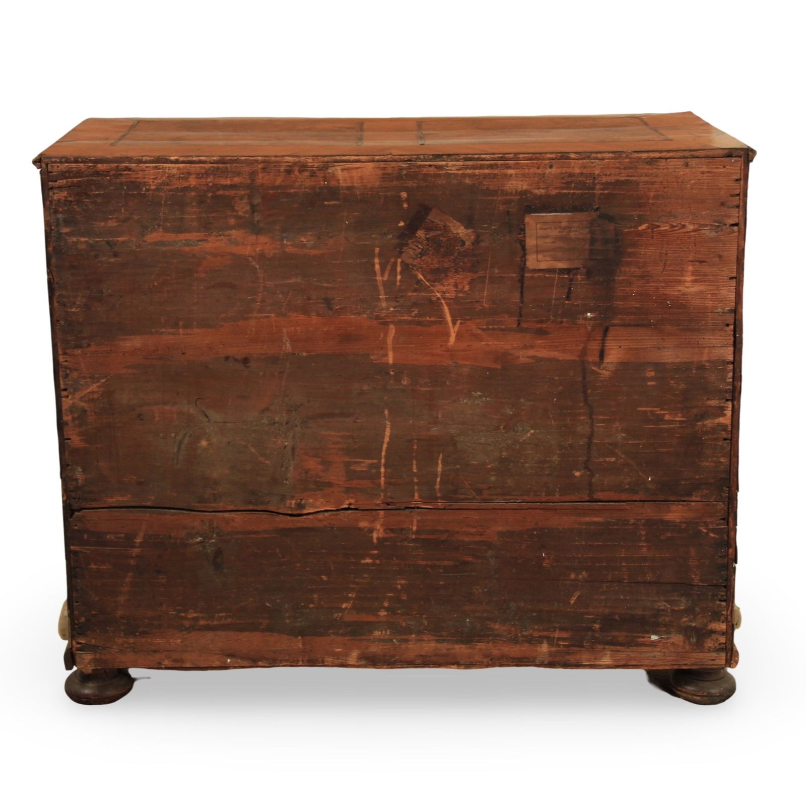 SOUTH GERMAN WALNUT COMMODE; 18TH C. - 5