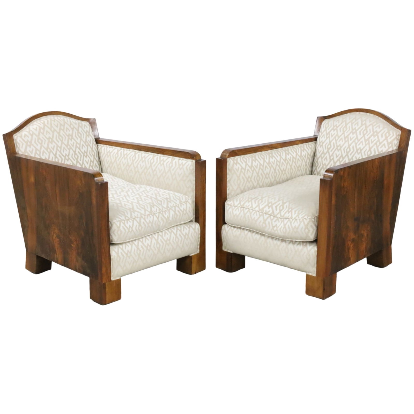 PR ART DECO ROSEWOOD CLUB CHAIRS (1 of 5)