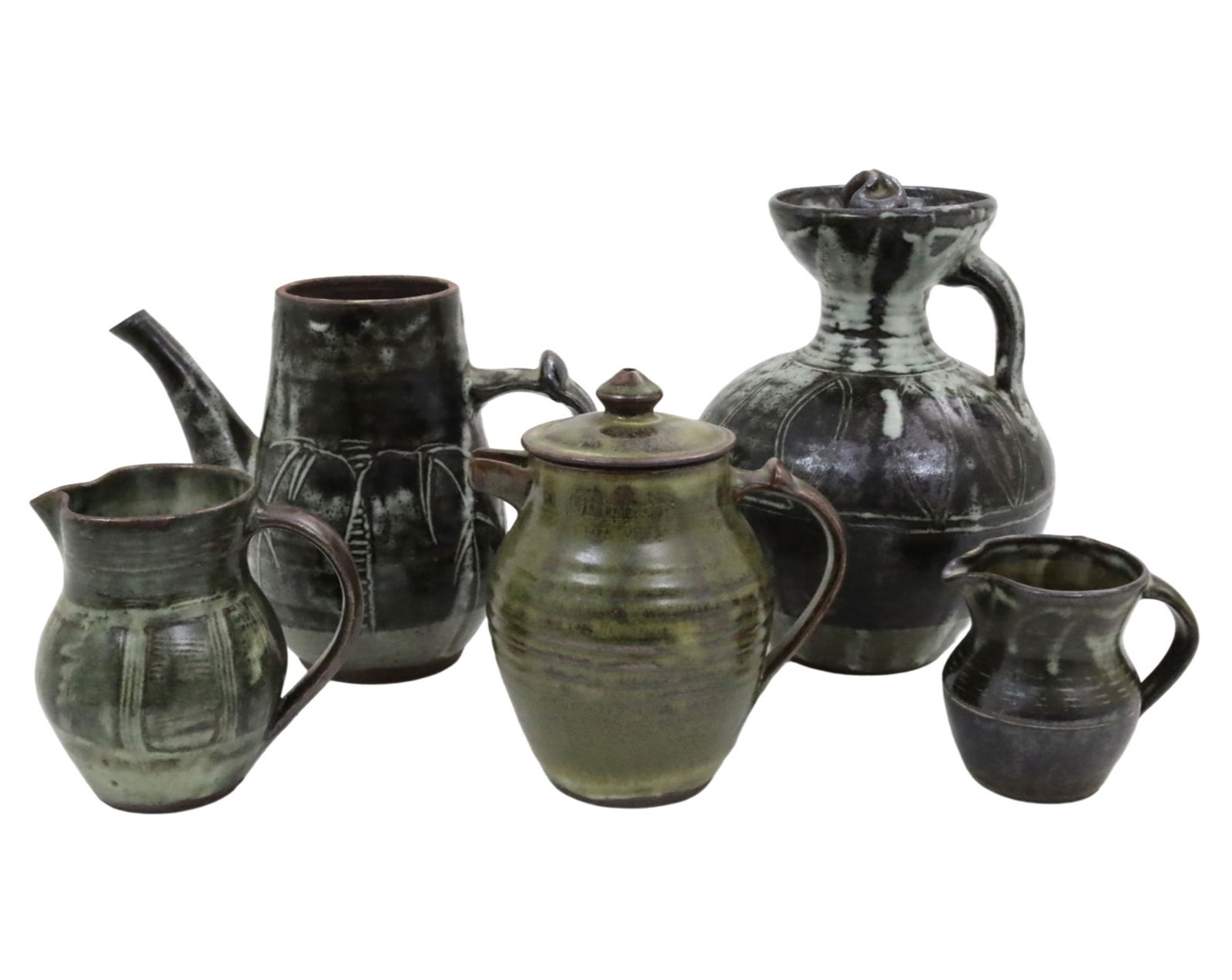 5 ABUJA POTTERY WATER PITCHERS (1 of 13)
