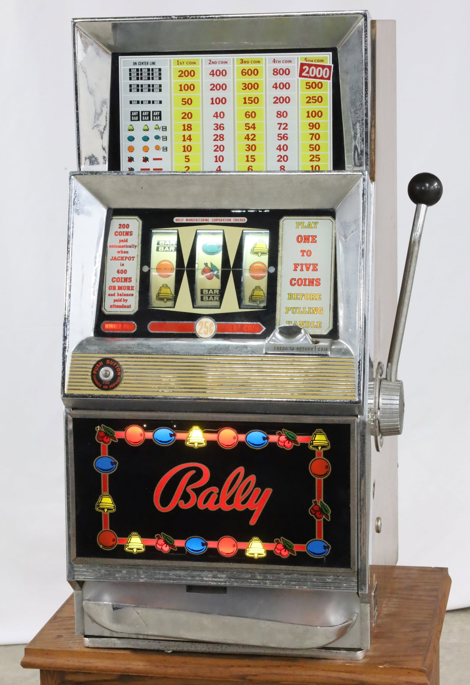 BALLY 25 CENT MONEY HONEY SLOT MACHINE - 2