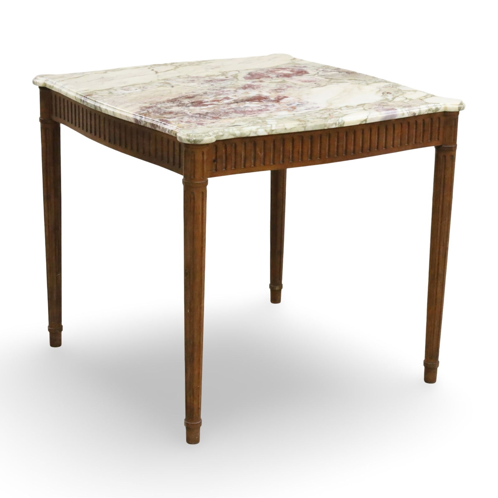 LOUIS XVI STYLE MARBLE TOP SALON TABLE (1 of 4)
