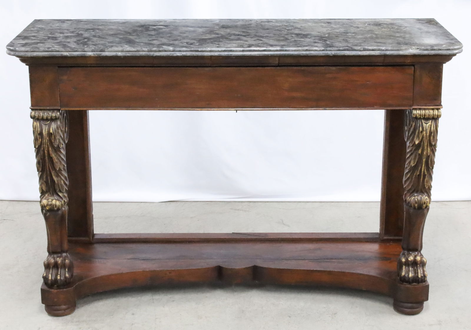 FRENCH REGENCY MARBLE TOP CONSOLE - 2