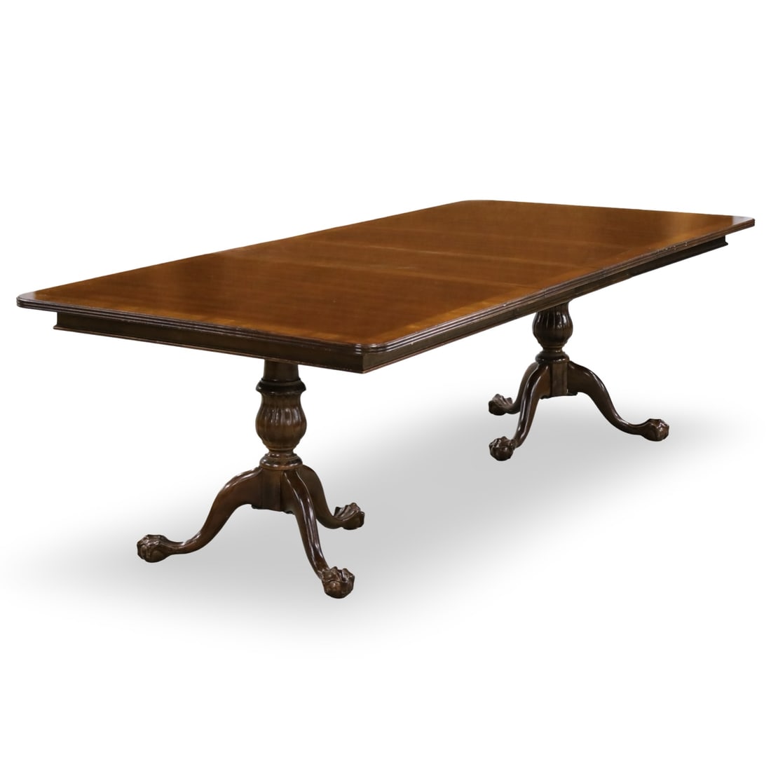 CHIPPENDALE STYLE MAHOGANY DINING TABLE (1 of 5)