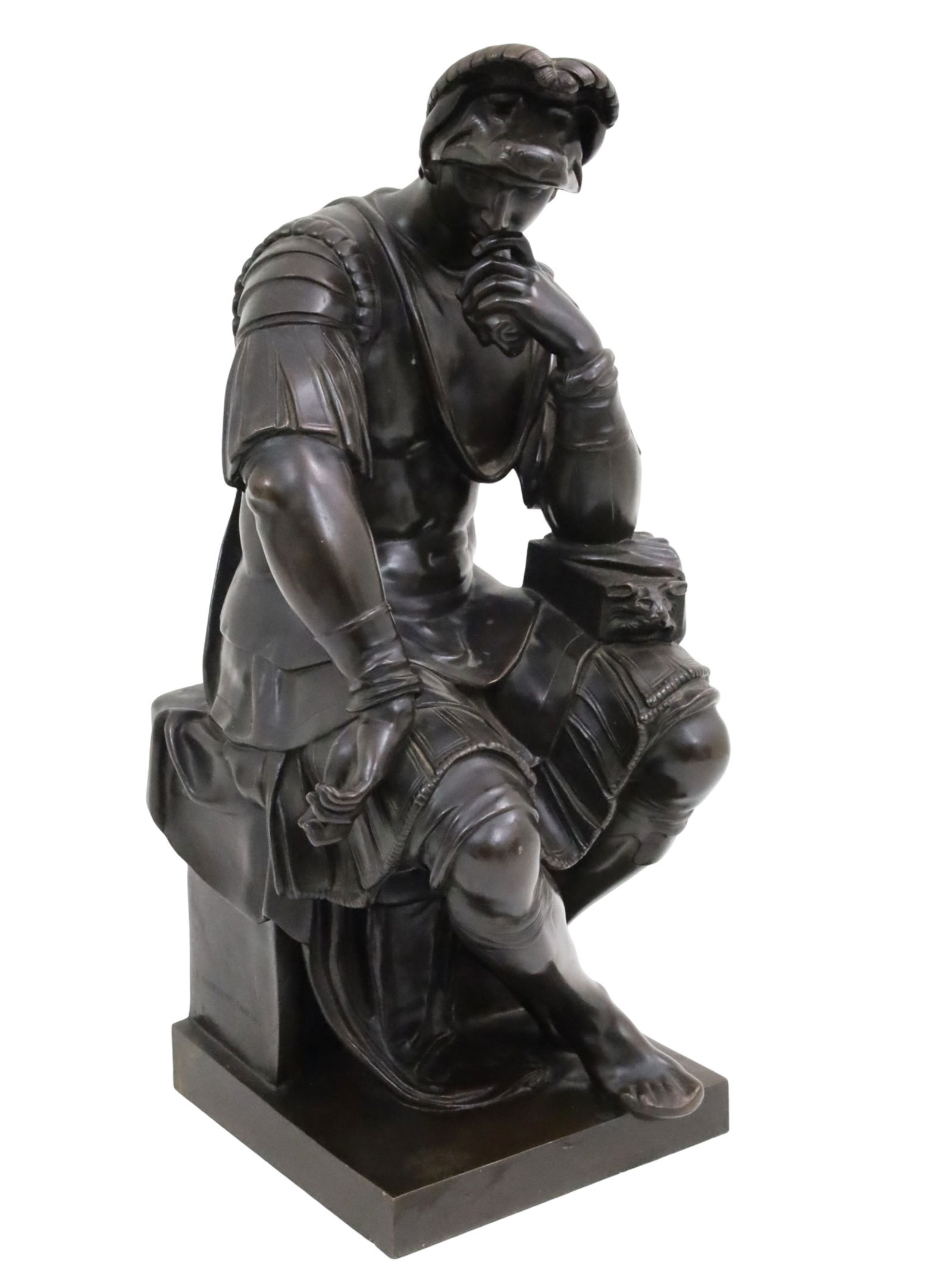 AFTER MICHAELANGELO, BARBEDIENNE FONDEUR BRONZE (1 of 7)