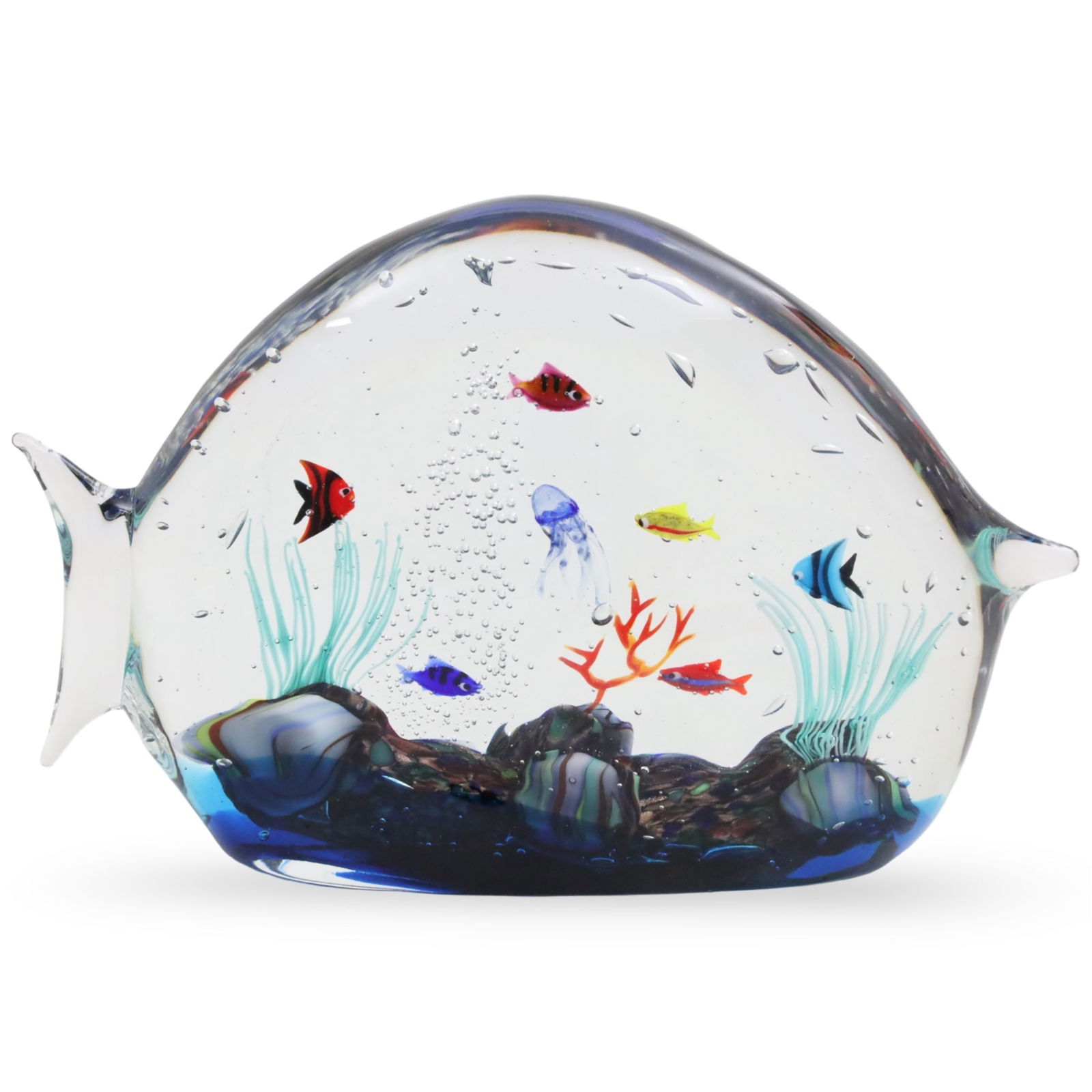 OGGETTI MURANO GLASS FISH AQUARIUM, ELIO RAFFAELLI (1 of 6)