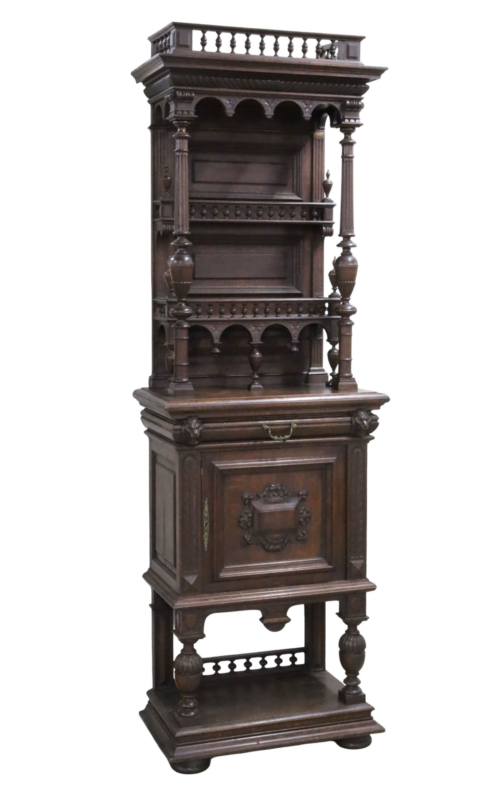 FLEMISH RENAISSANCE REVIVAL CABINET (1 of 4)