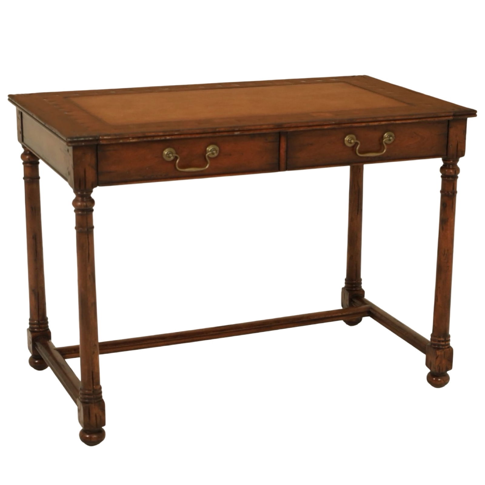 WALNUT L/T WRITING TABLE, JONATHAN CHARLES (1 of 4)