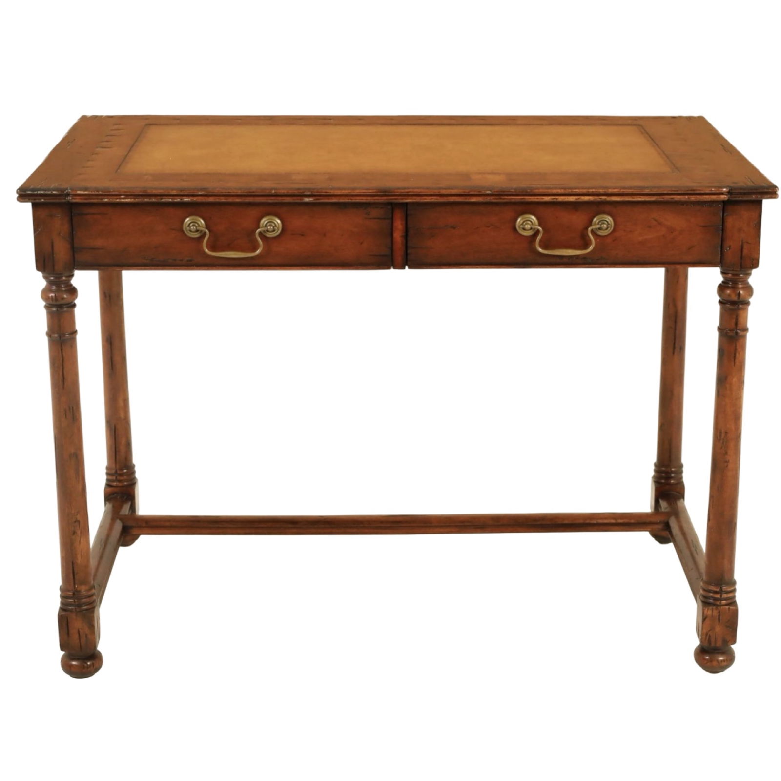 WALNUT L/T WRITING TABLE, JONATHAN CHARLES - 2