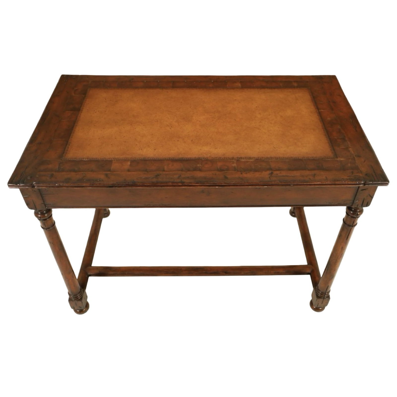 WALNUT L/T WRITING TABLE, JONATHAN CHARLES - 4
