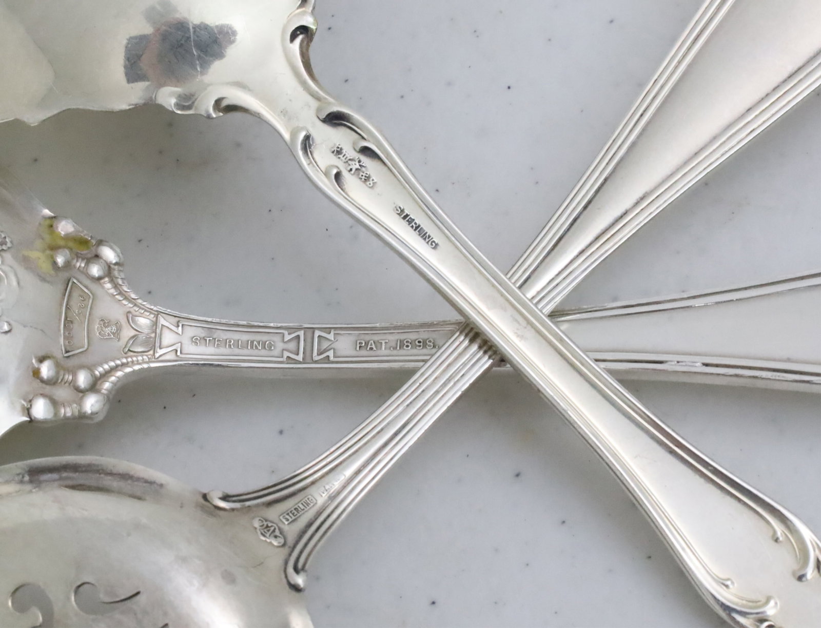 9PC LOT OF STERLING SILVER, 22 T.O.W. - 5