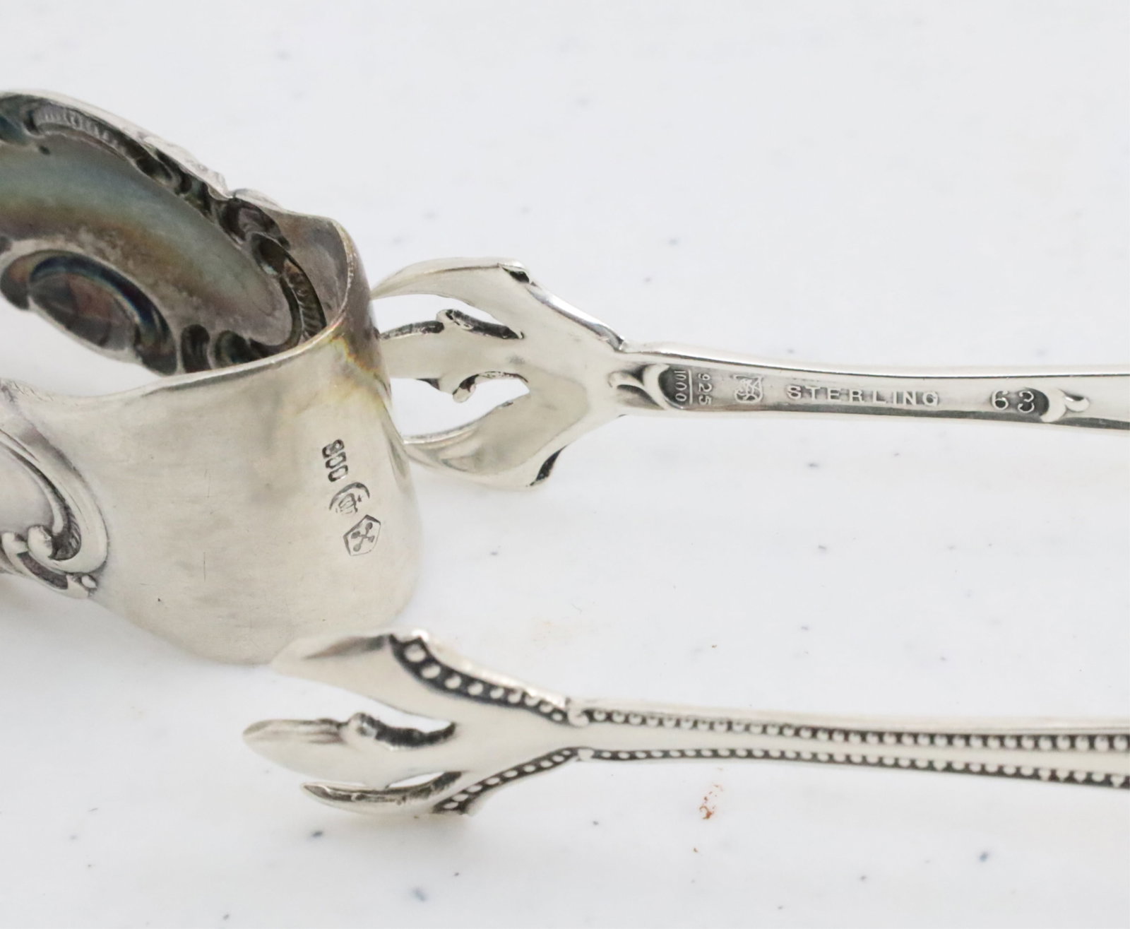 9PC LOT OF STERLING SILVER, 22 T.O.W. - 8