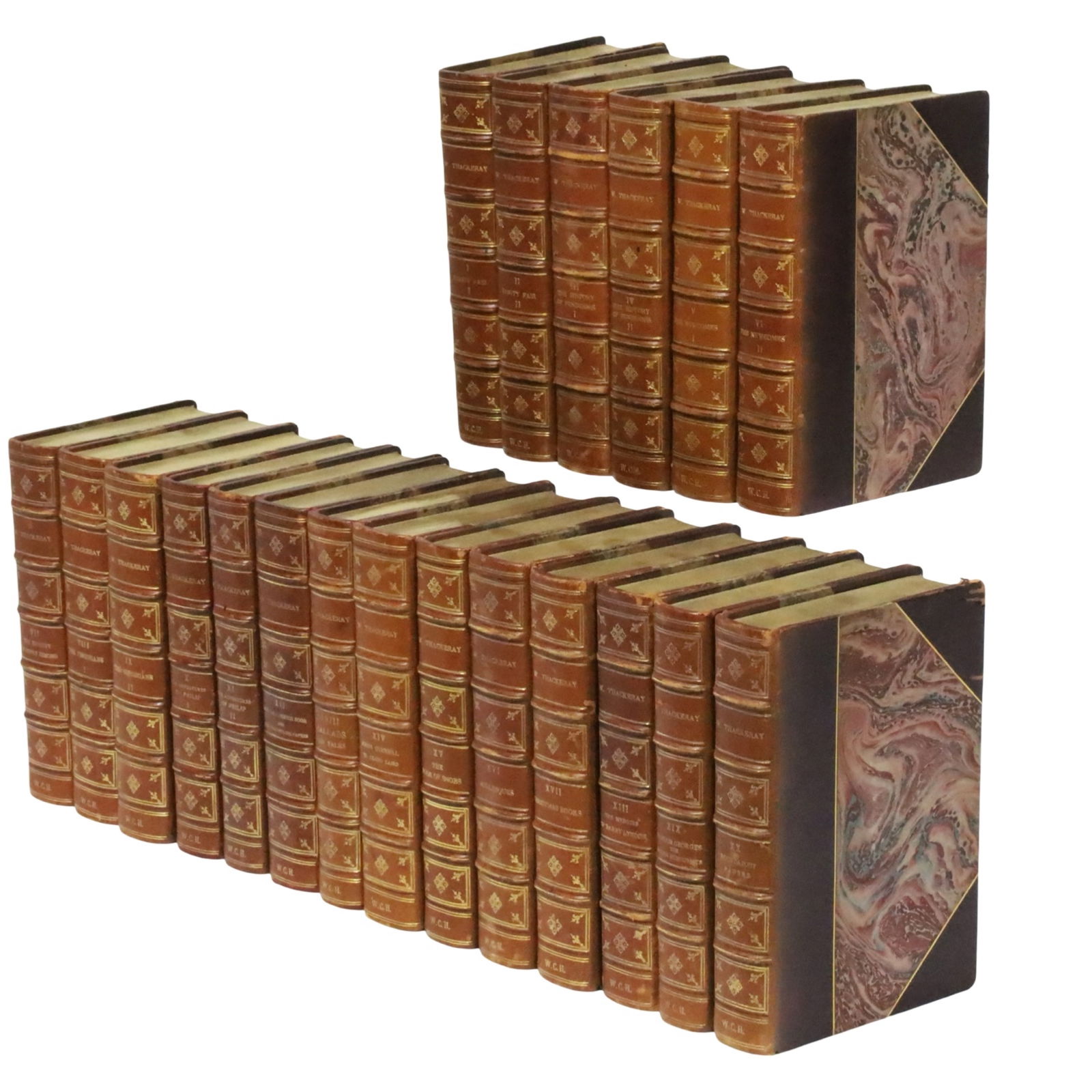 WORKS OF WILLIAM THACKERAY, 20 VOL. SET, 1869 (1 of 6)