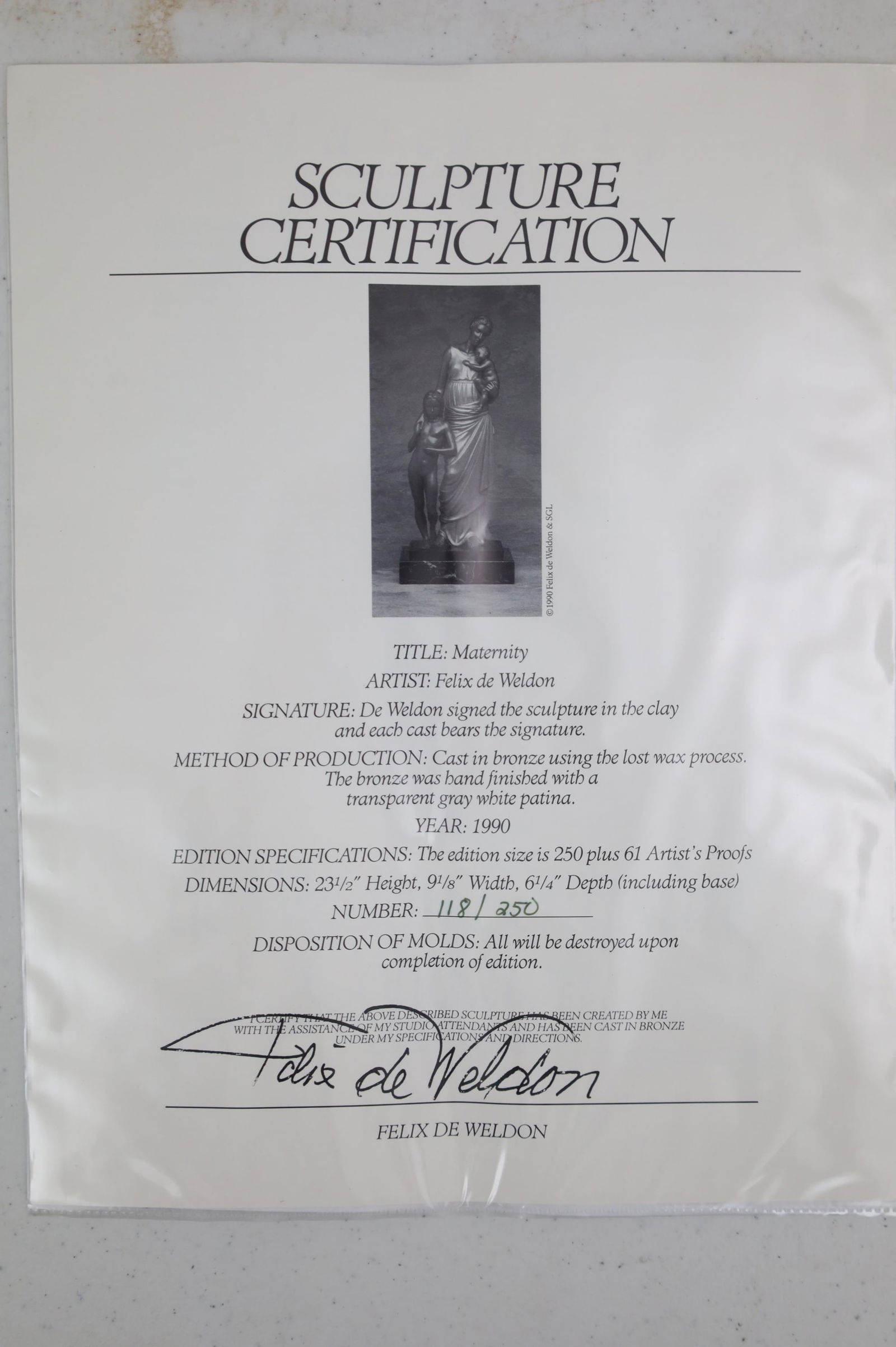 FELIX DE WELDON, MATERNITY - 5