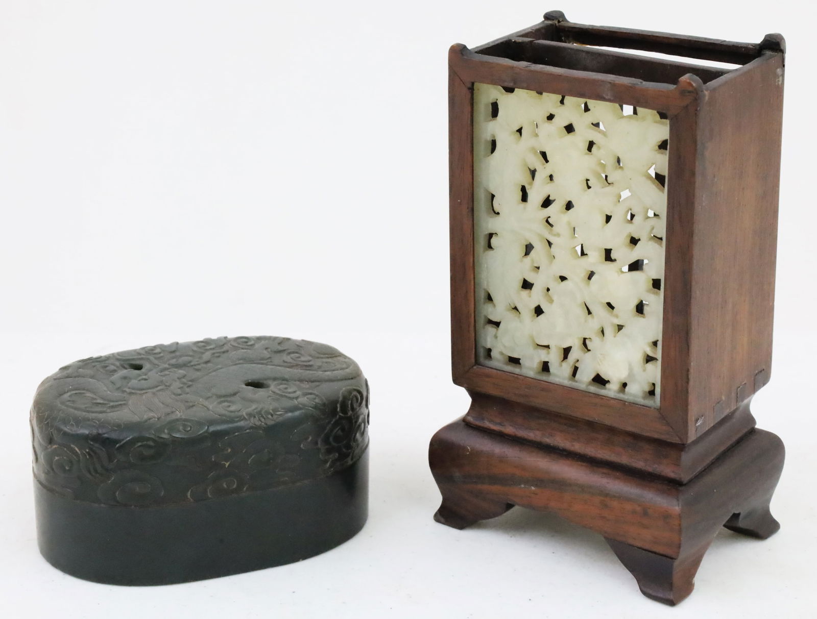 2PC CHINESE JADE ITEMS (1 of 1)