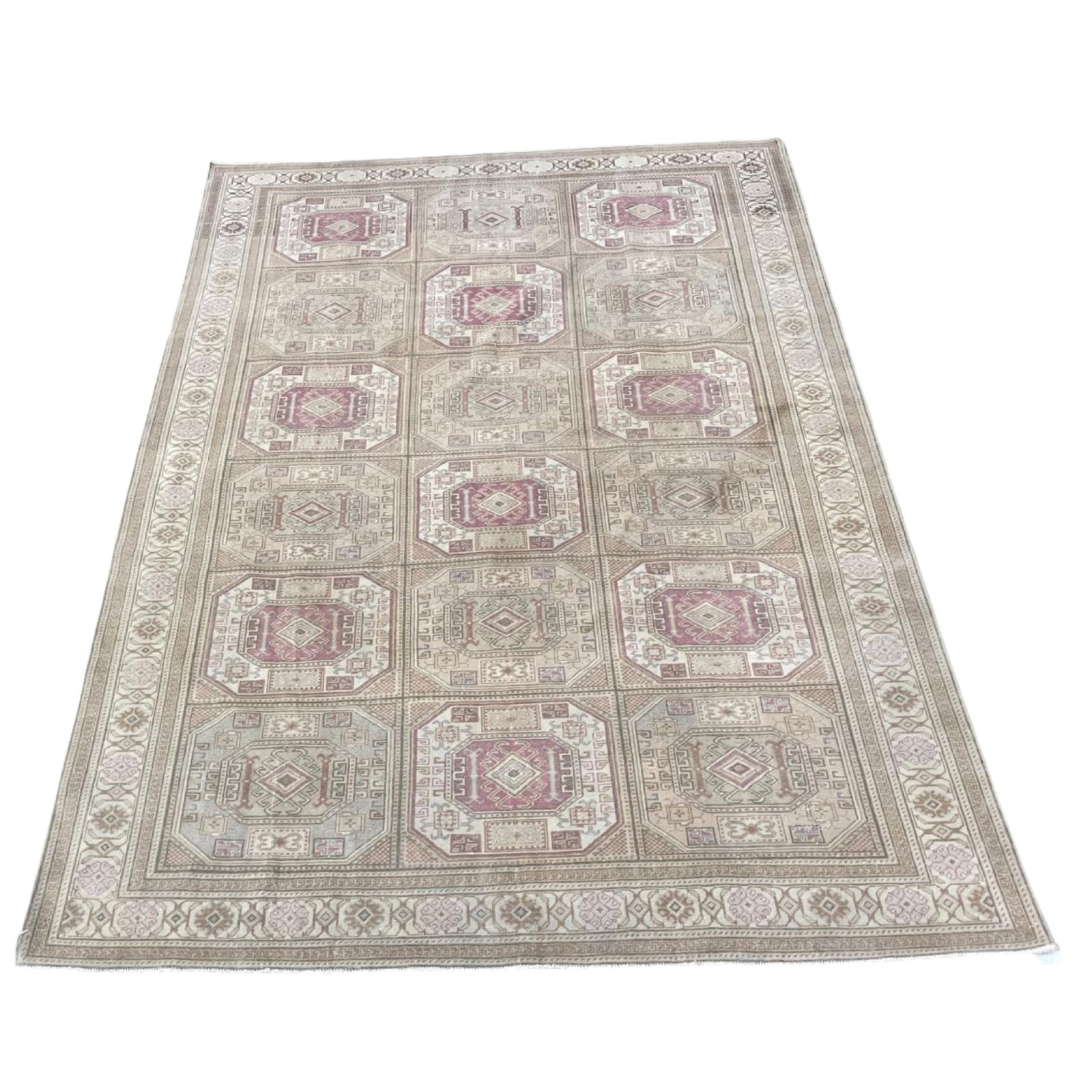 OUSHAK RUG 6'7 X 9'9: Oushak rug 6'7 x 9'9