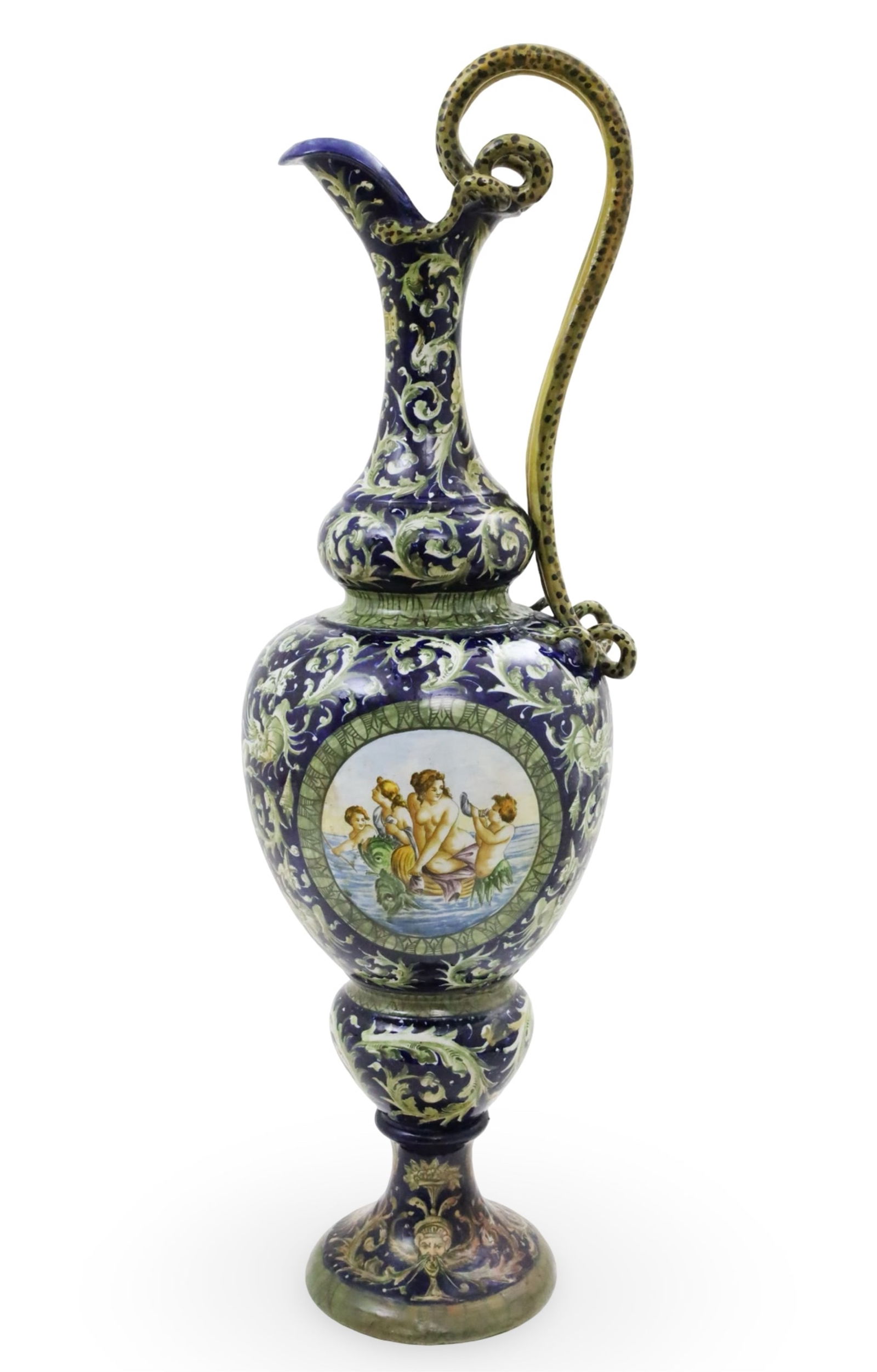PALACIAL ITALIAN FAIENCE EWER (1 of 7)