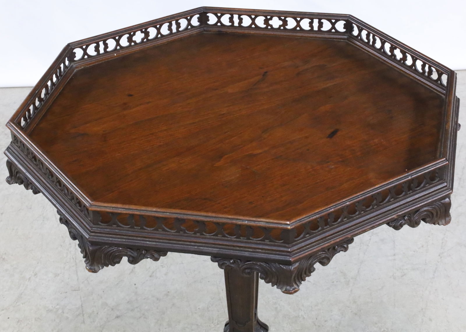 GEORGE III STYLE TEA TABLE - 3