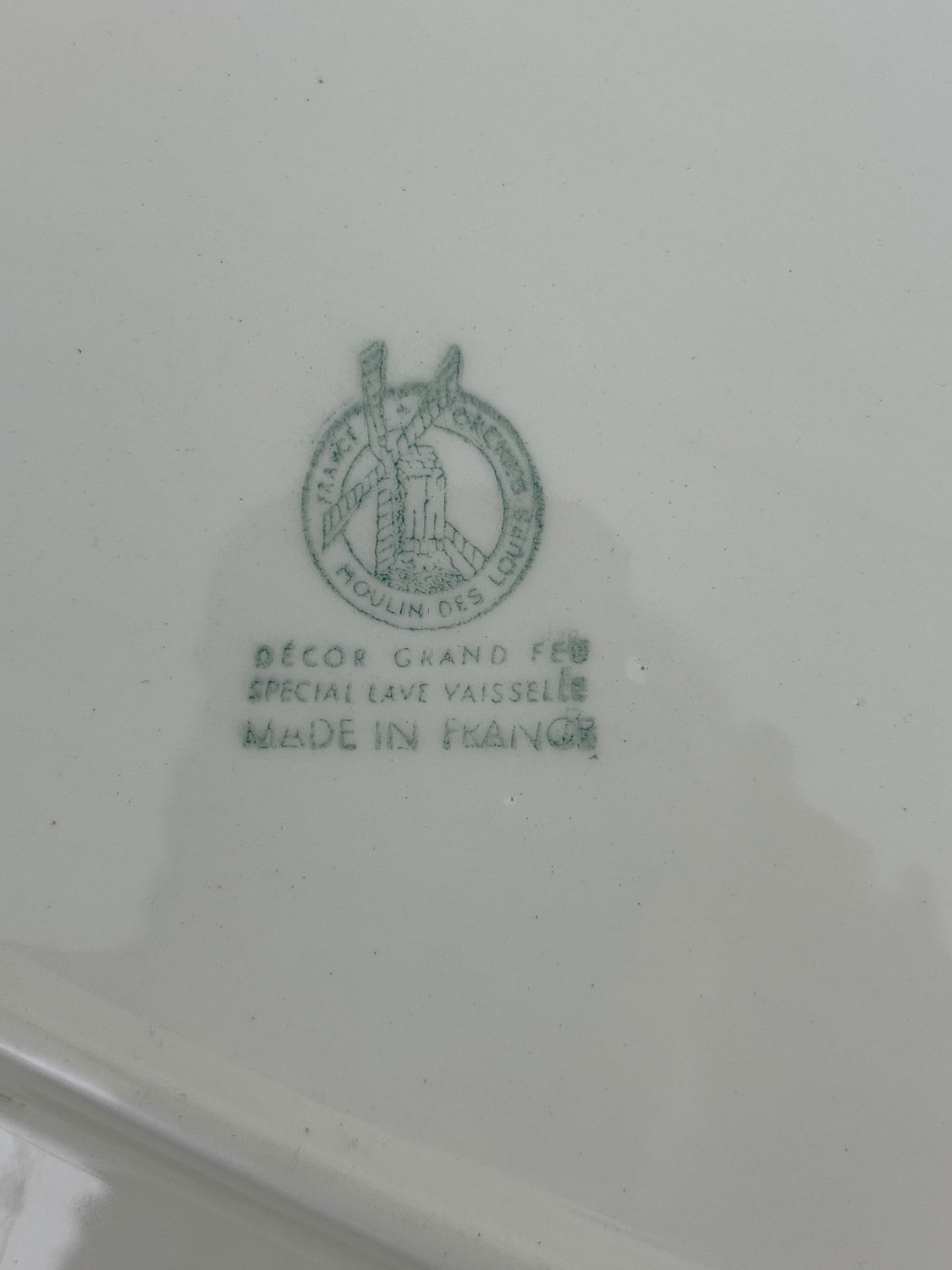 FRENCH EARTHENWARE FISH SERVICE - 4