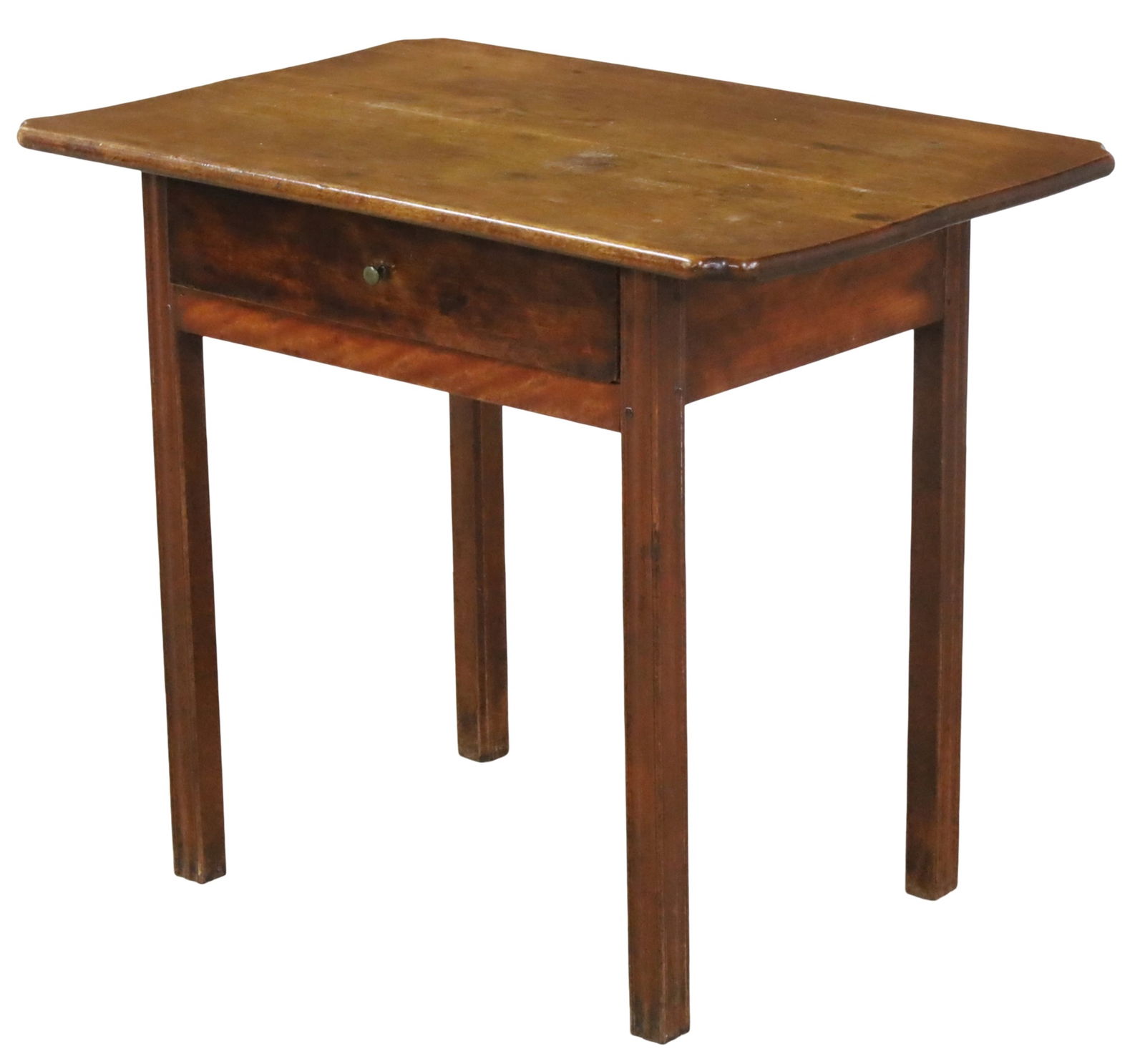 NEW ENGLAND CHIPPENDALE SIDE TABLE, 18TH C. (1 of 5)