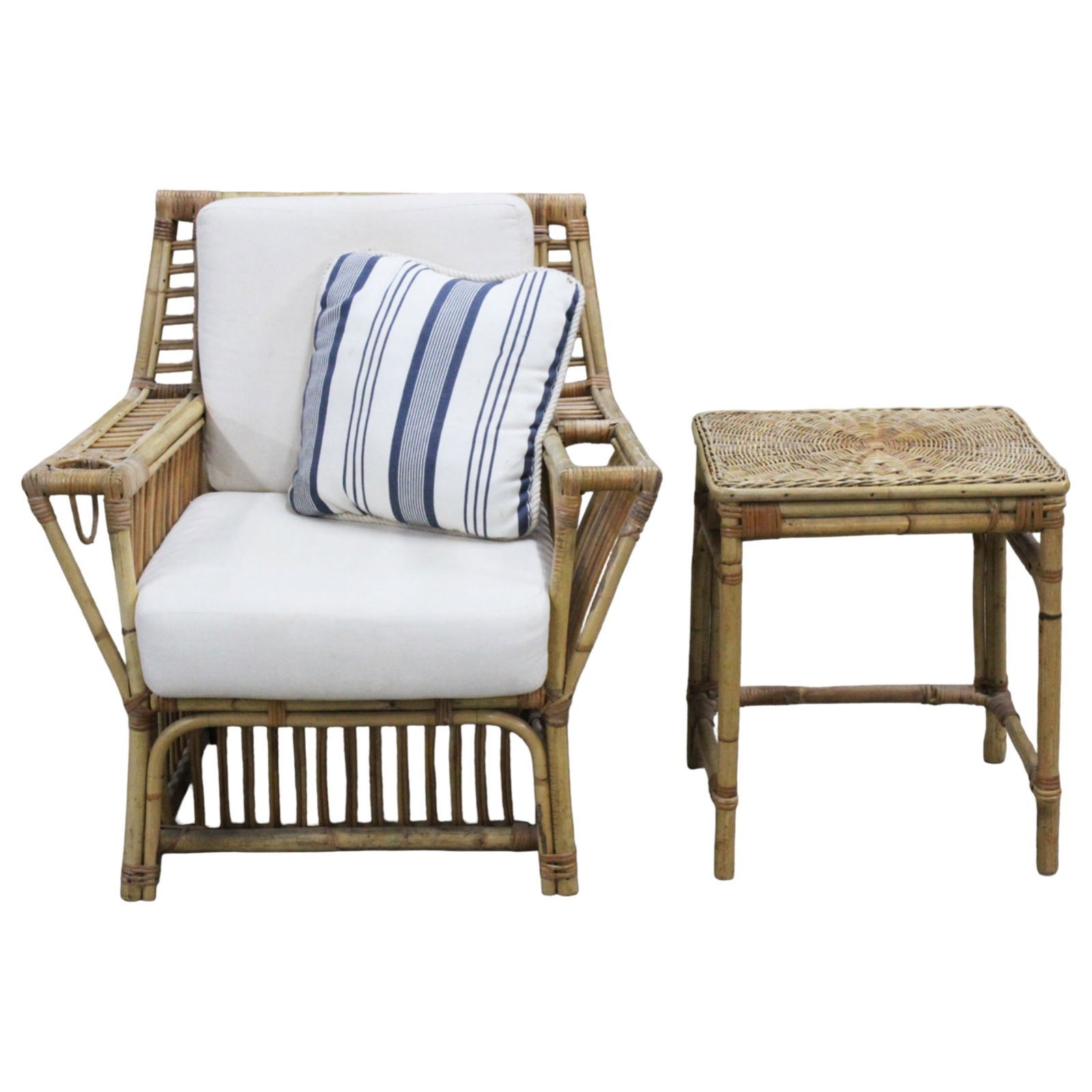 BAMBOO CHAIR AND TABLE (1 of 3)