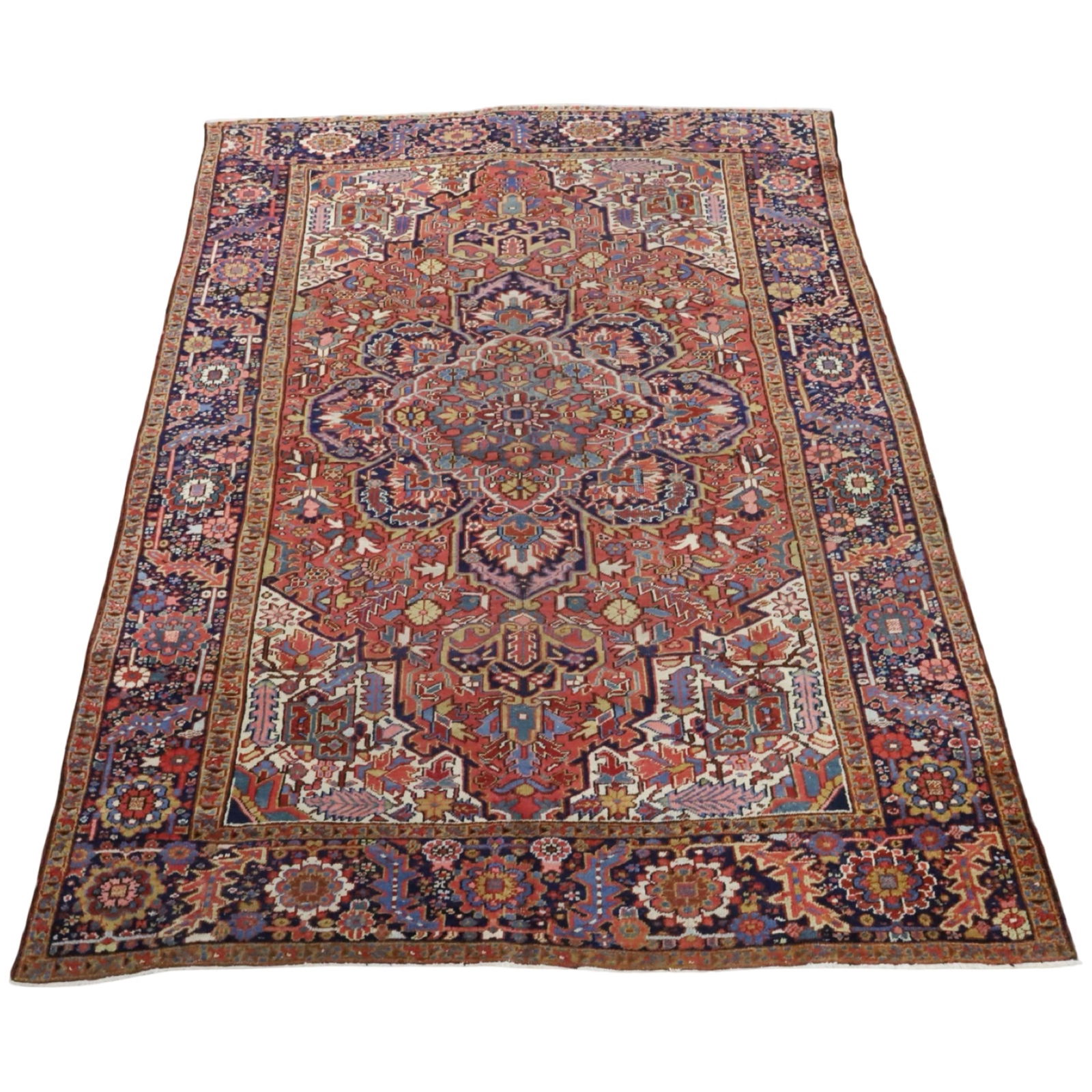 PERSIAN HERIZ ORIENTAL RUG 9'9 X 11' (1 of 5)