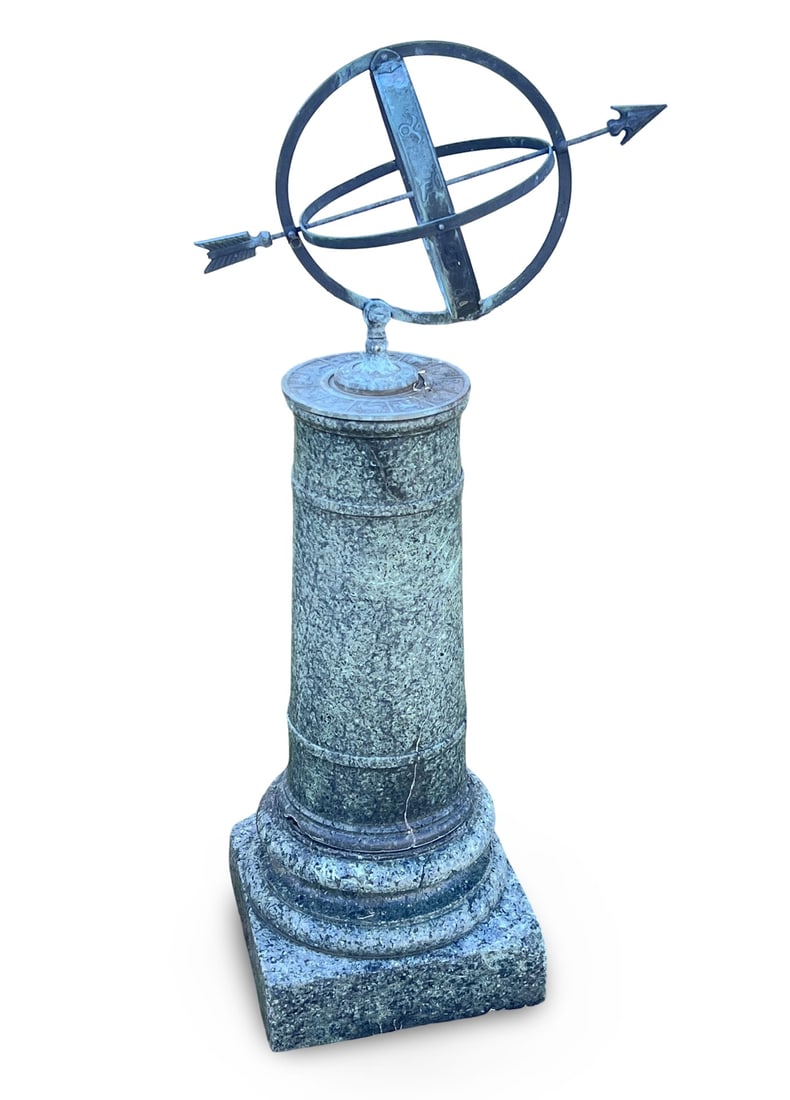GARDEN BRONZE ARMILLARY SUNDIAL (1 of 4)